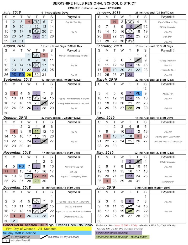 25 Images Misd 2019 19 Calendar Free Design