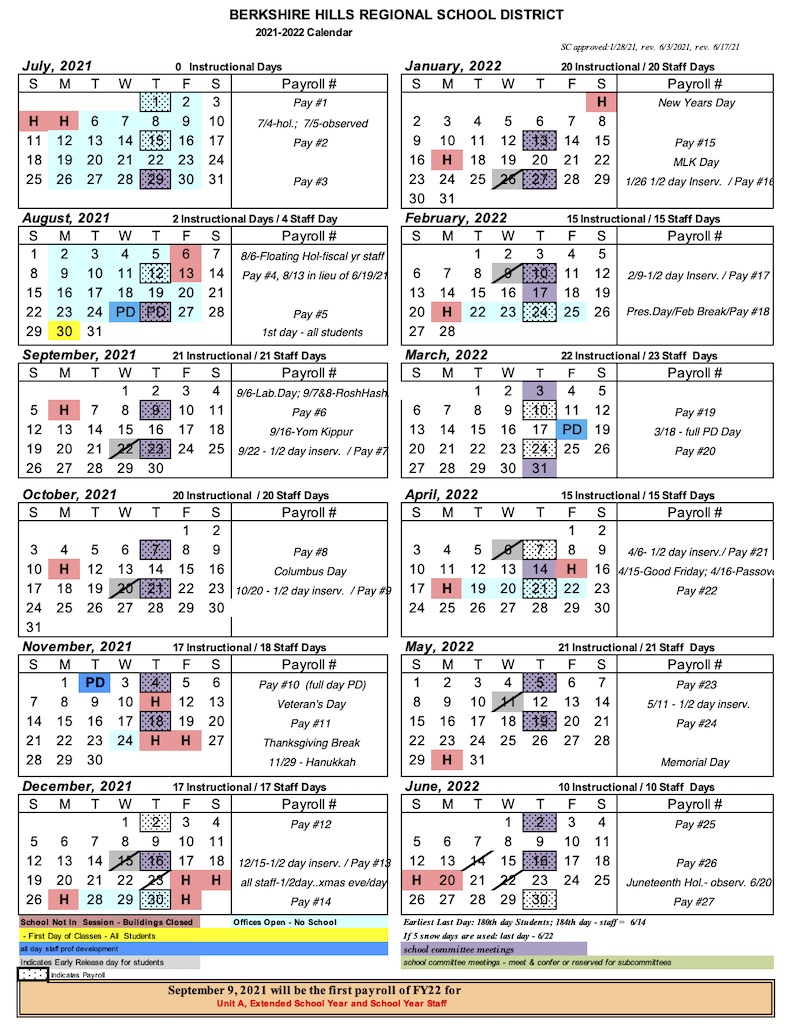 Brhs Calendar Printable Template Calendar